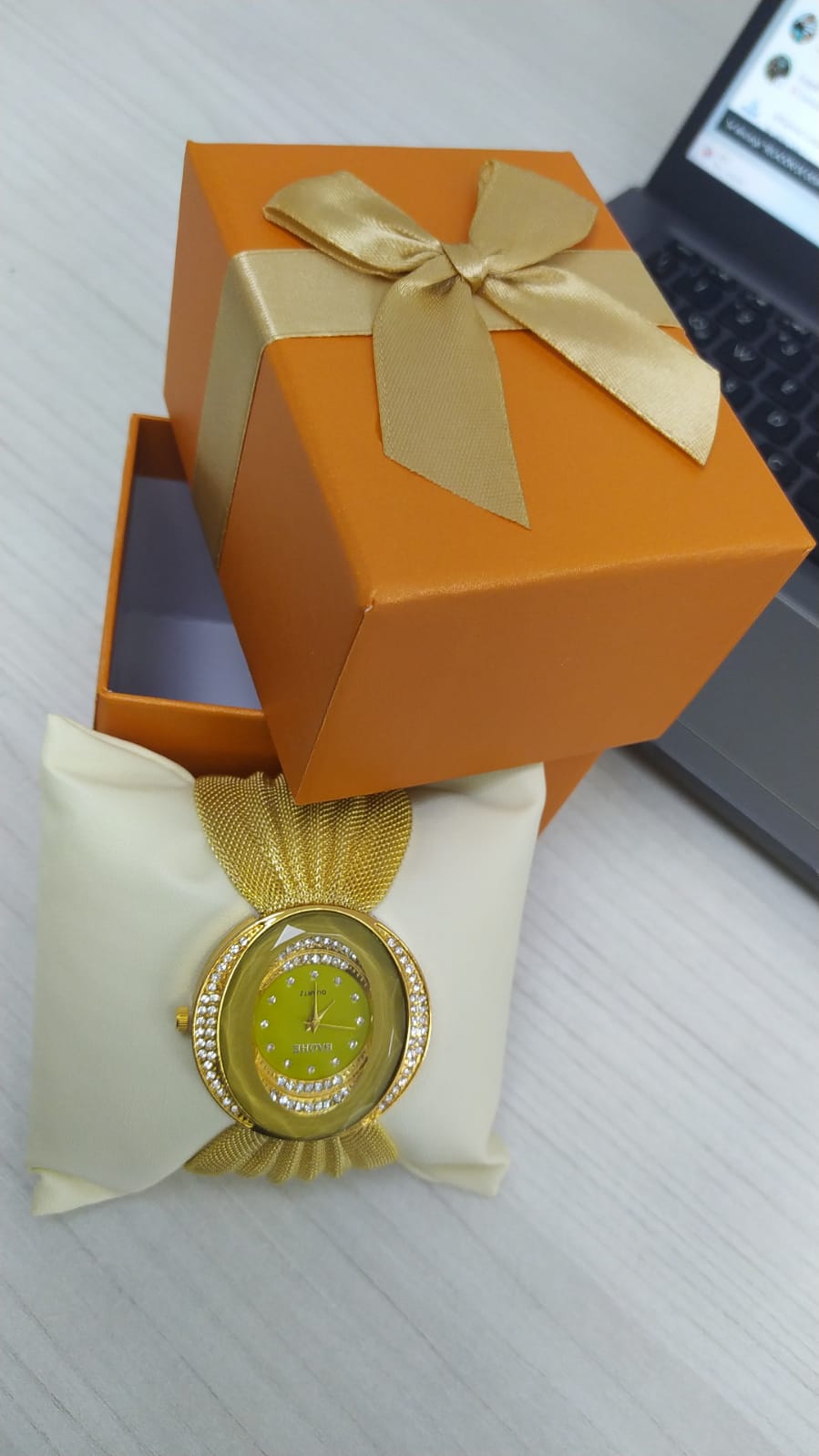 Reloj Mariposa Dorado Mujer Elegancia Dorada