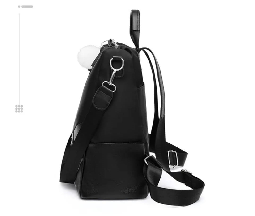 Bolso Morral de Lujo Estilo Glamur Gratis Llavero Pompon