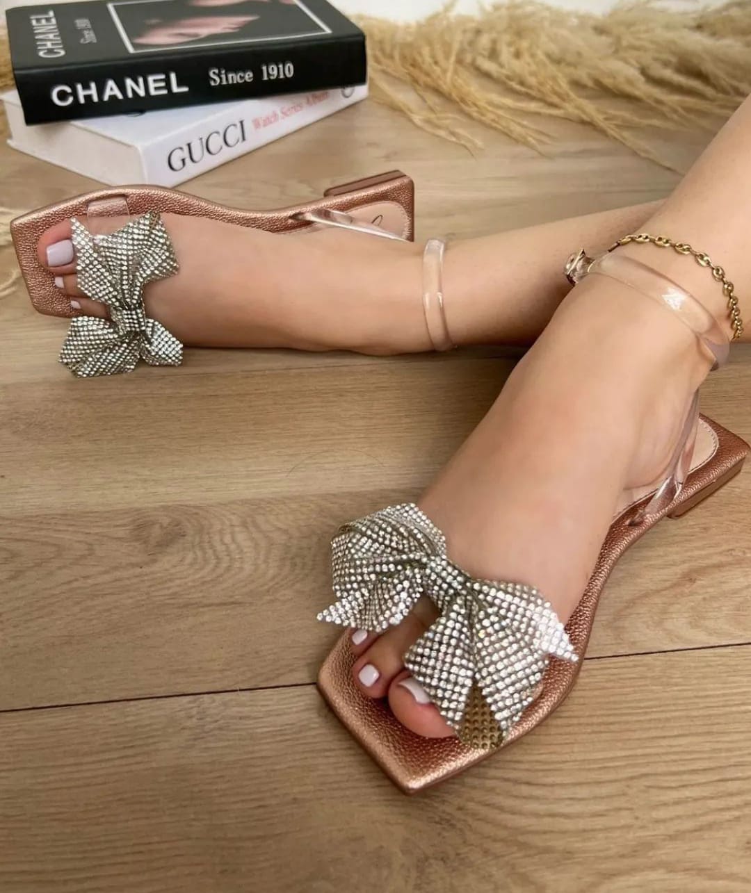 Sandalias Planaz con Lazo Destello de Encanto