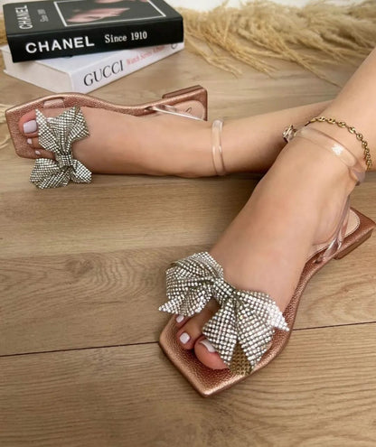 Sandalias Planaz con Lazo Destello de Encanto