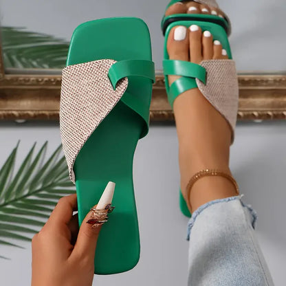 Sandalia Glamure Confort Retro Chic