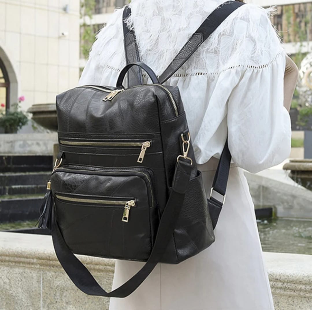 Morral Bolso Dama Cremalleras Fashion