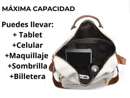 Morral Bolso Dama Cremalleras Fashion
