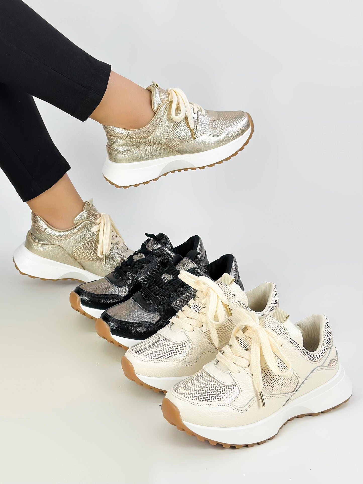Tenias Alicia en Cuero 100 % - Elegancia y Comodidad