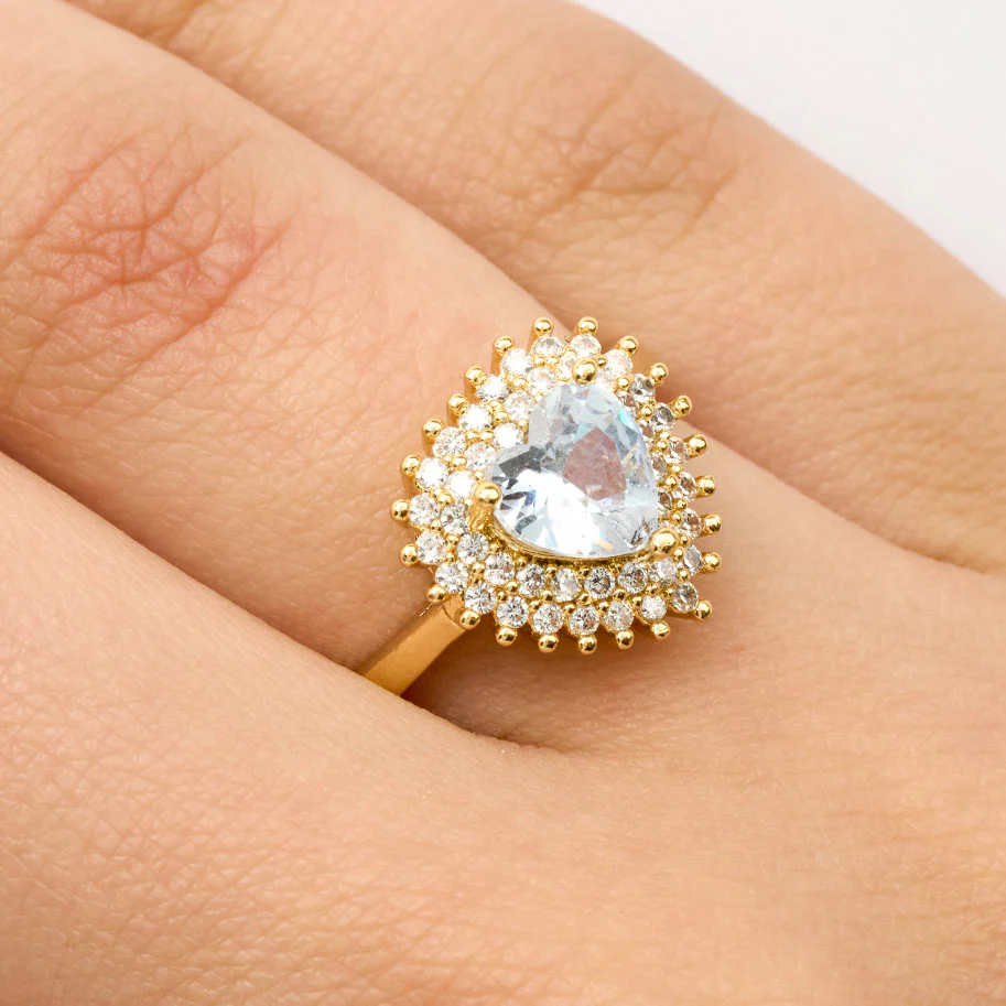 Anillo Cupido Promesa Corazón