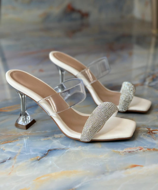 Sandalias de Tacón Martina con Diseño Minimalista