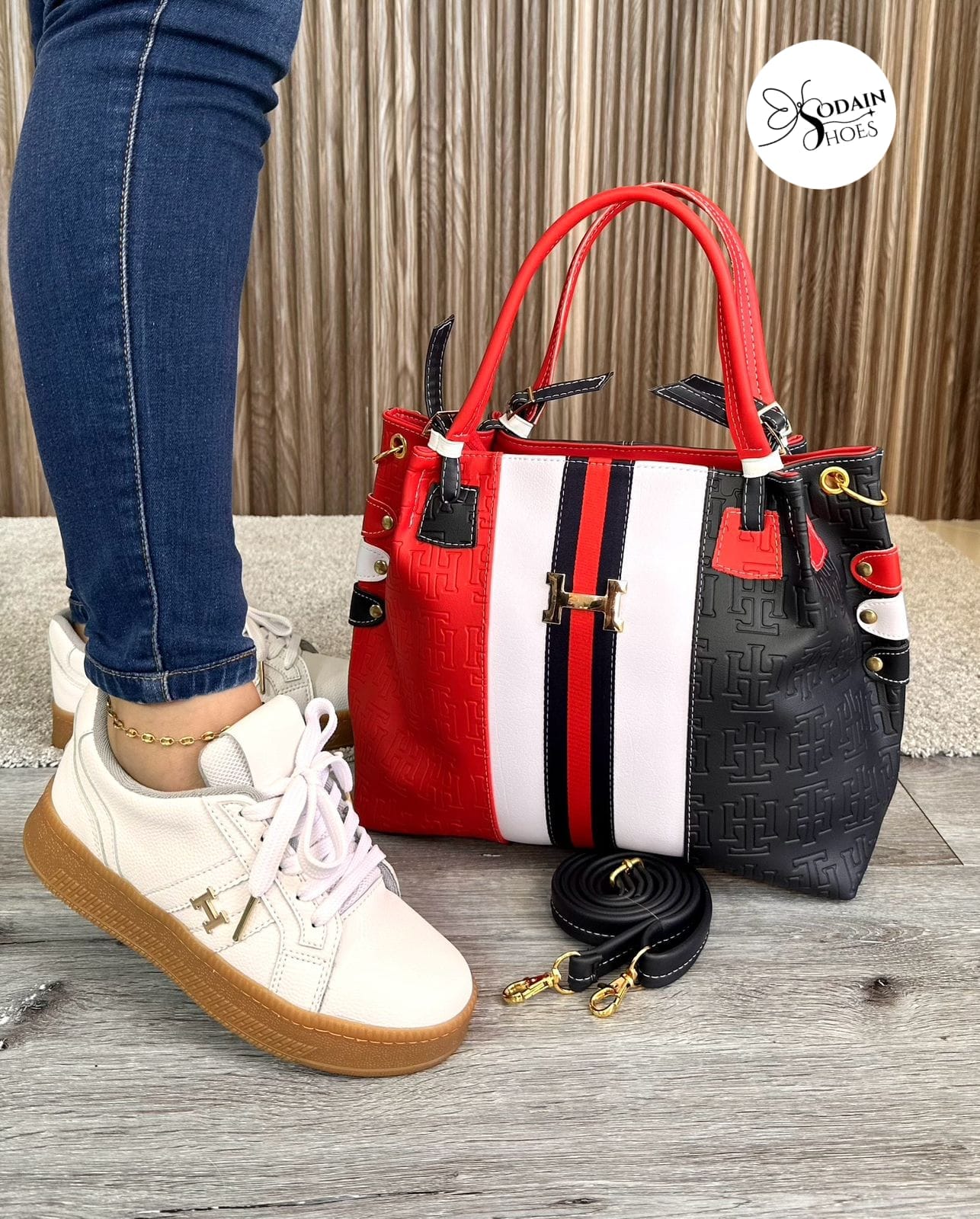 Trio Elegancia - Bolso + Billetera + Deportivo tipo Tommy