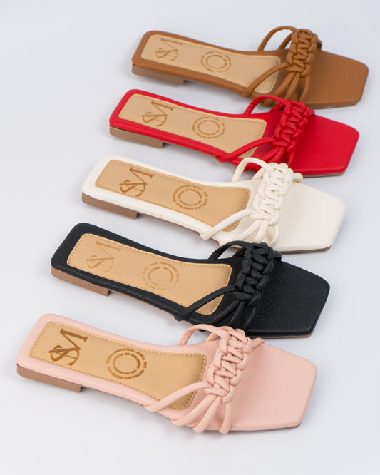 Sandalias Planas de Diseño Elegante Glamure Elegance