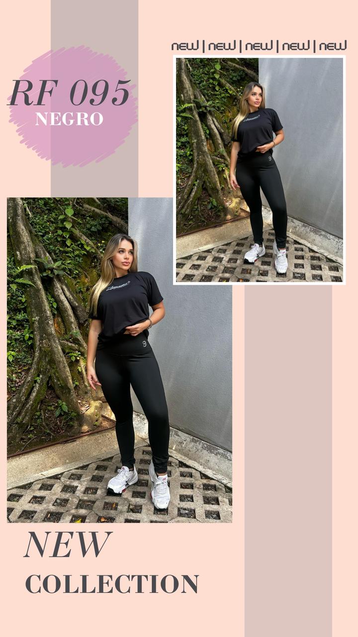 Conjunto de Leggins y Blusa RF095 MoldeaFit – Control y Estilo Diario