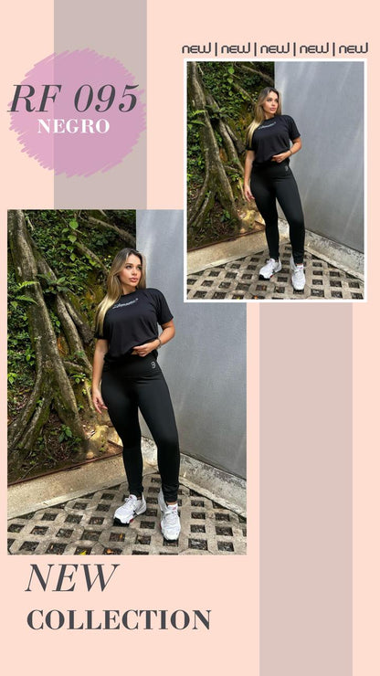 Conjunto de Leggins y Blusa RF095 MoldeaFit – Control y Estilo Diario