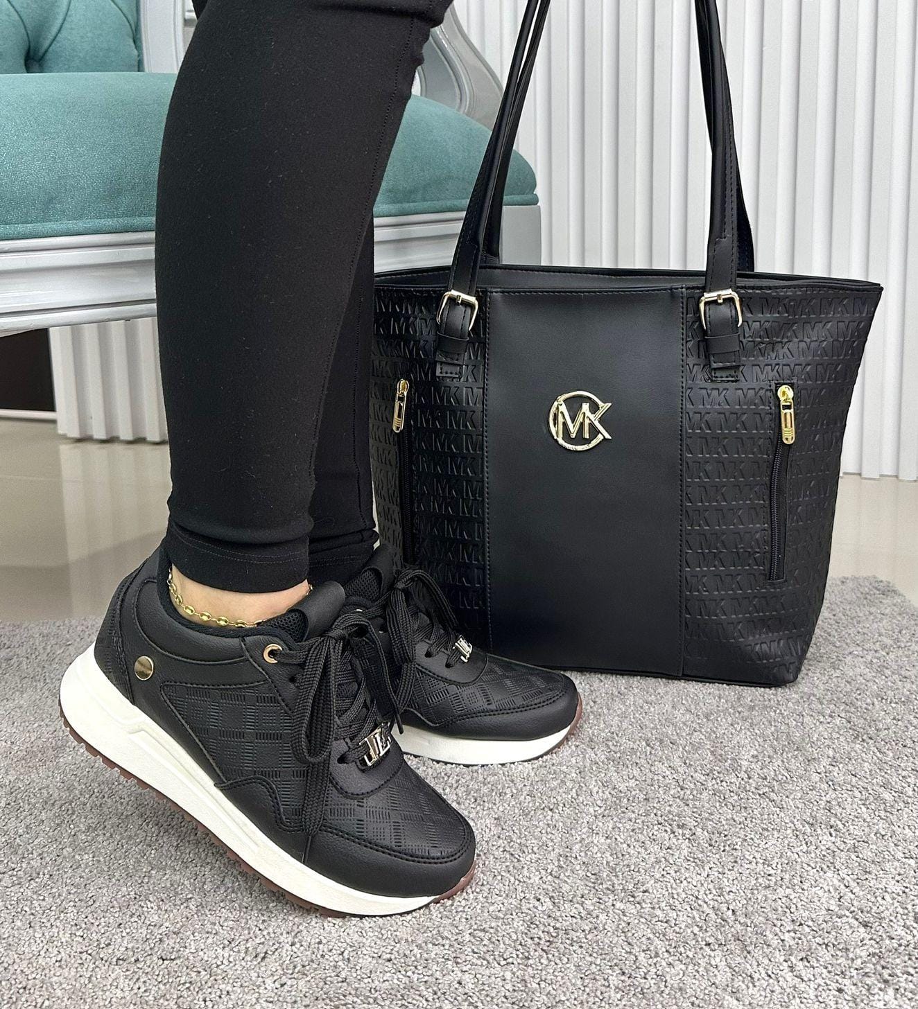 Combo Lista para Todo – Bolso y Zapatillas Femeninas Estilosas