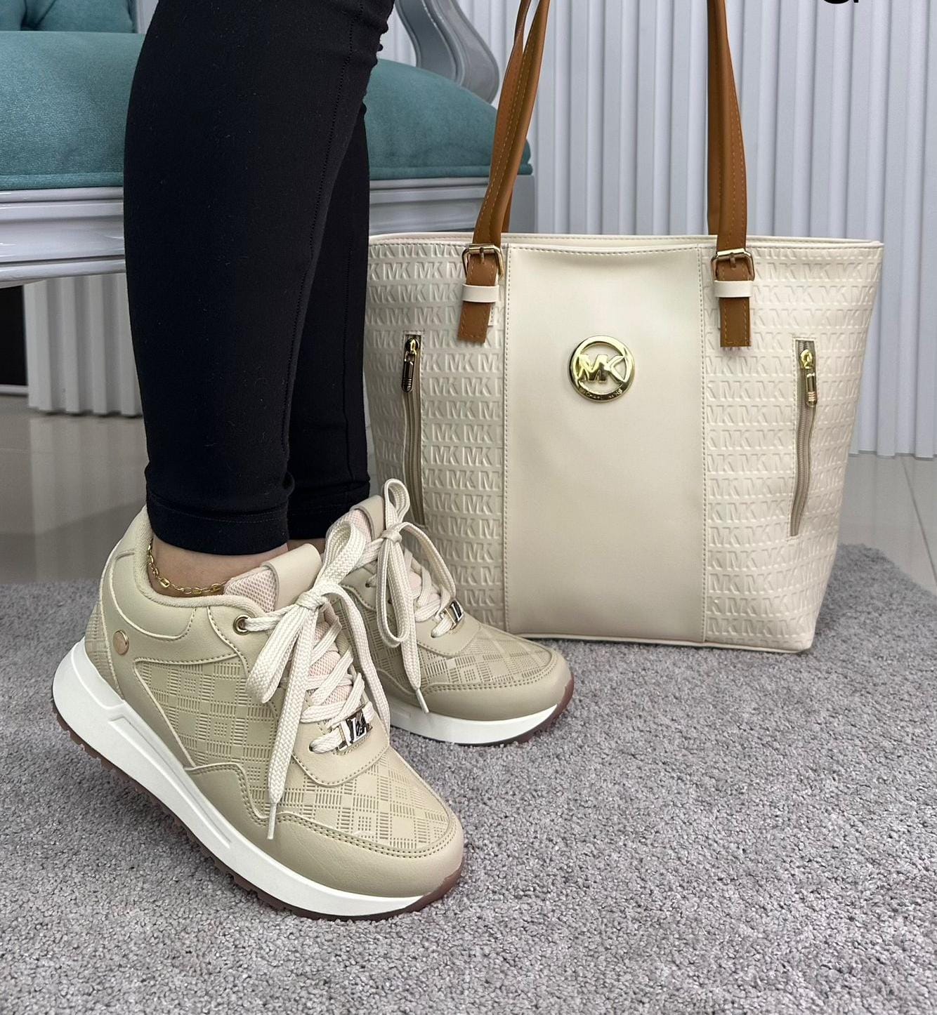 Combo Lista para Todo – Bolso y Zapatillas Femeninas Estilosas