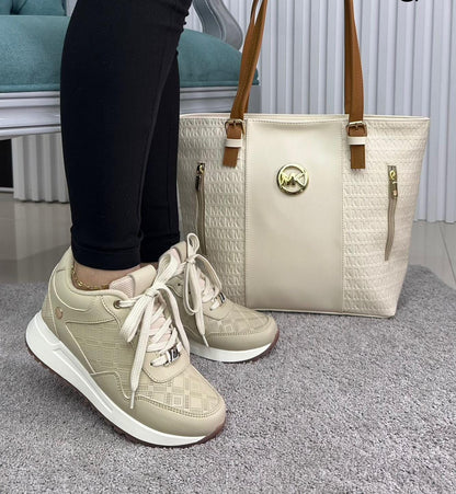 Combo Lista para Todo – Bolso y Zapatillas Femeninas Estilosas