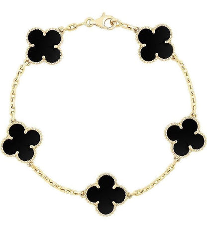 Combo Colar y Pulsera Trebol: Elegancia y Buenas Energías en Cada Detalle