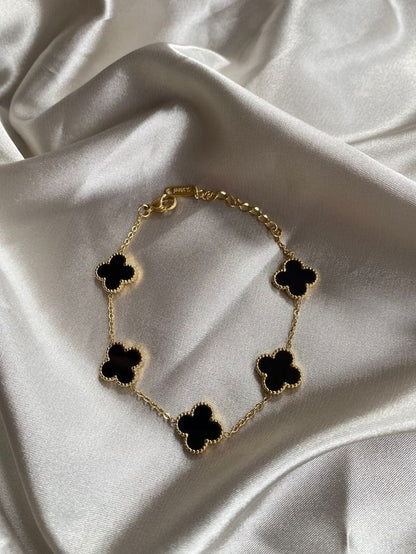 Combo Colar y Pulsera Trebol: Elegancia y Buenas Energías en Cada Detalle