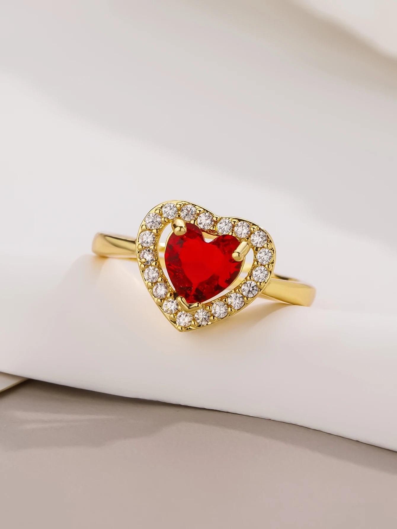 Anillo Cupido Promesa Corazón