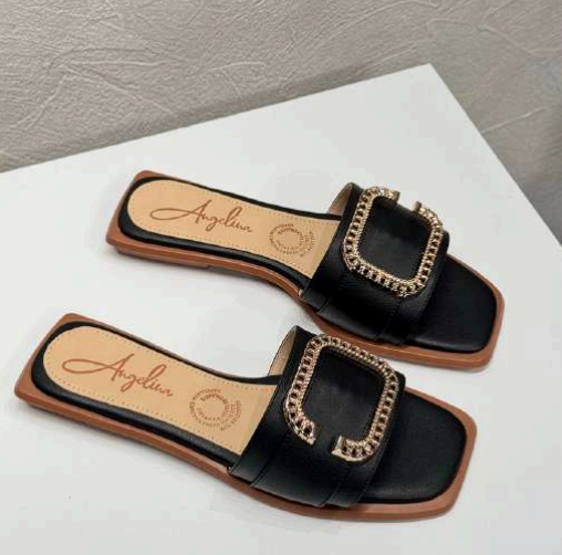 Sandalia Plana Ref. Gucci Moneda Glamure Esencia