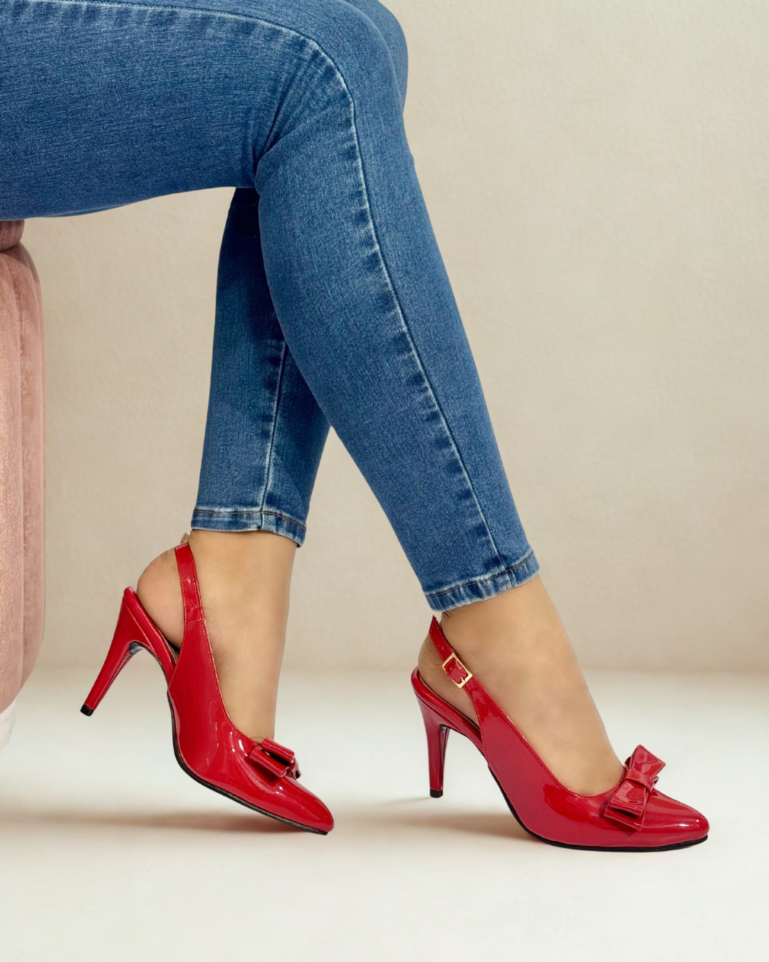 Salto Feminino Conforto Real - Sapato Tacón Estabilidade e Elegância REF 8164