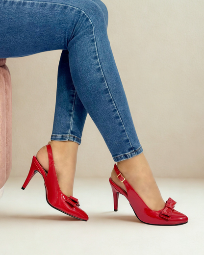 Salto Feminino Conforto Real - Sapato Tacón Estabilidade e Elegância REF 8164