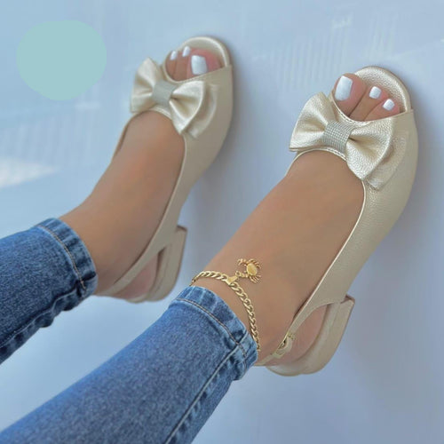 Sandalias Punta Tacón Elegância