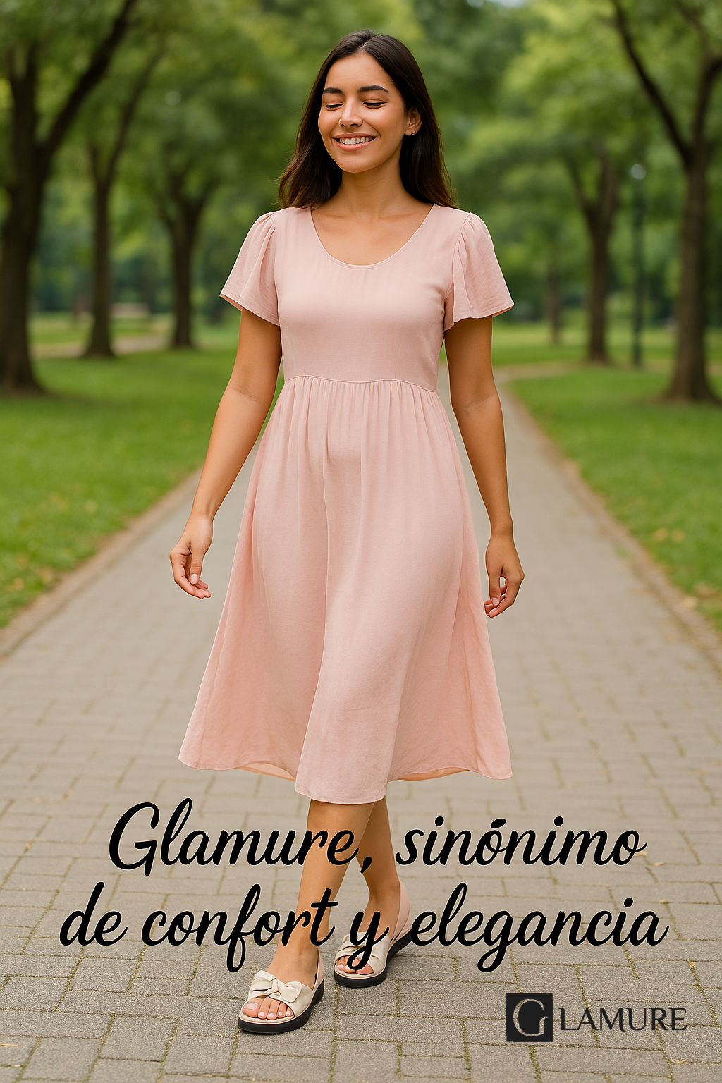 Sandalias Glamure Comfort Con Lazo Elegante y Diseño Versátil