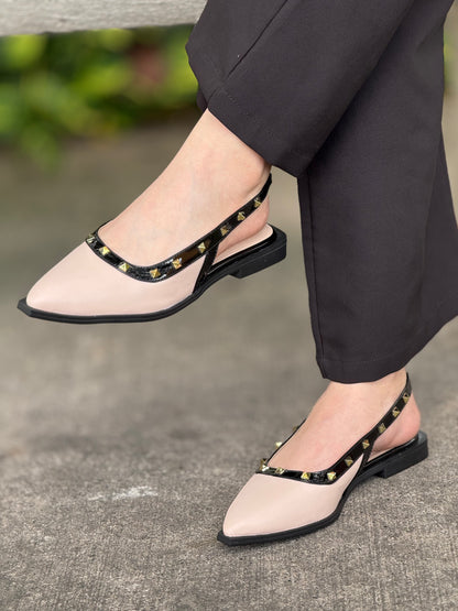 Baleta Femenina Ref VL13 con Taches Elegantes Hechas a Mano