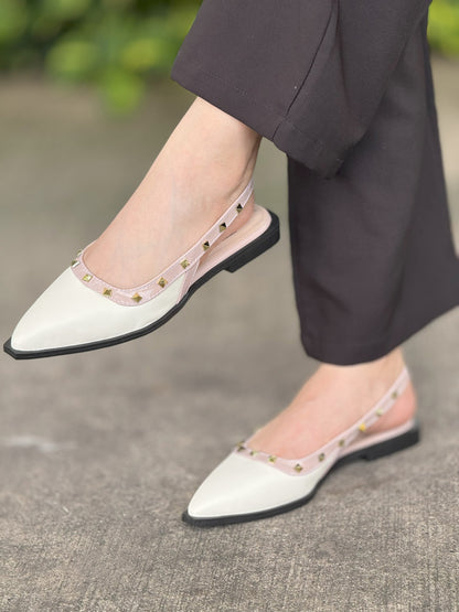 Baleta Femenina Ref VL13 con Taches Elegantes Hechas a Mano