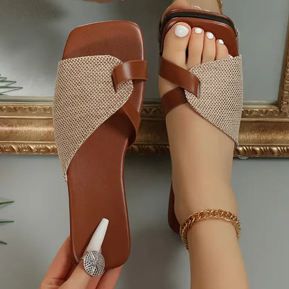 Sandalia Glamure Confort Retro Chic