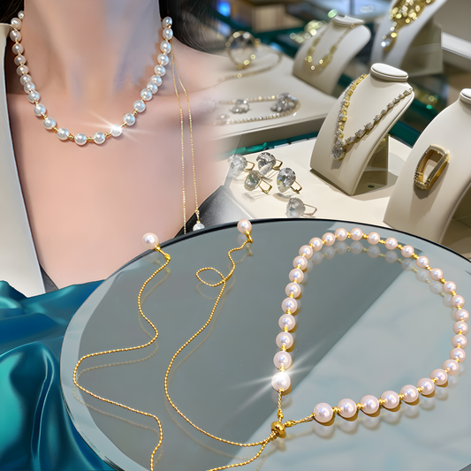 Collar de Perlas Elegante Glamour