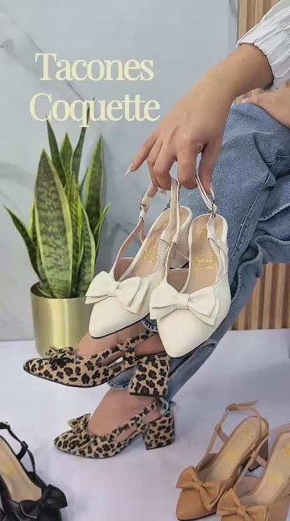 Sapato Feminino Salto Tacon Coquett Conforto e Elegância Glamure