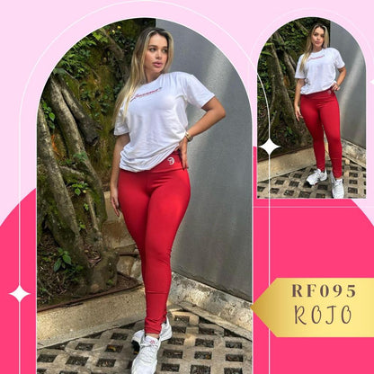 Conjunto de Leggins y Blusa RF095 MoldeaFit – Control y Estilo Diario